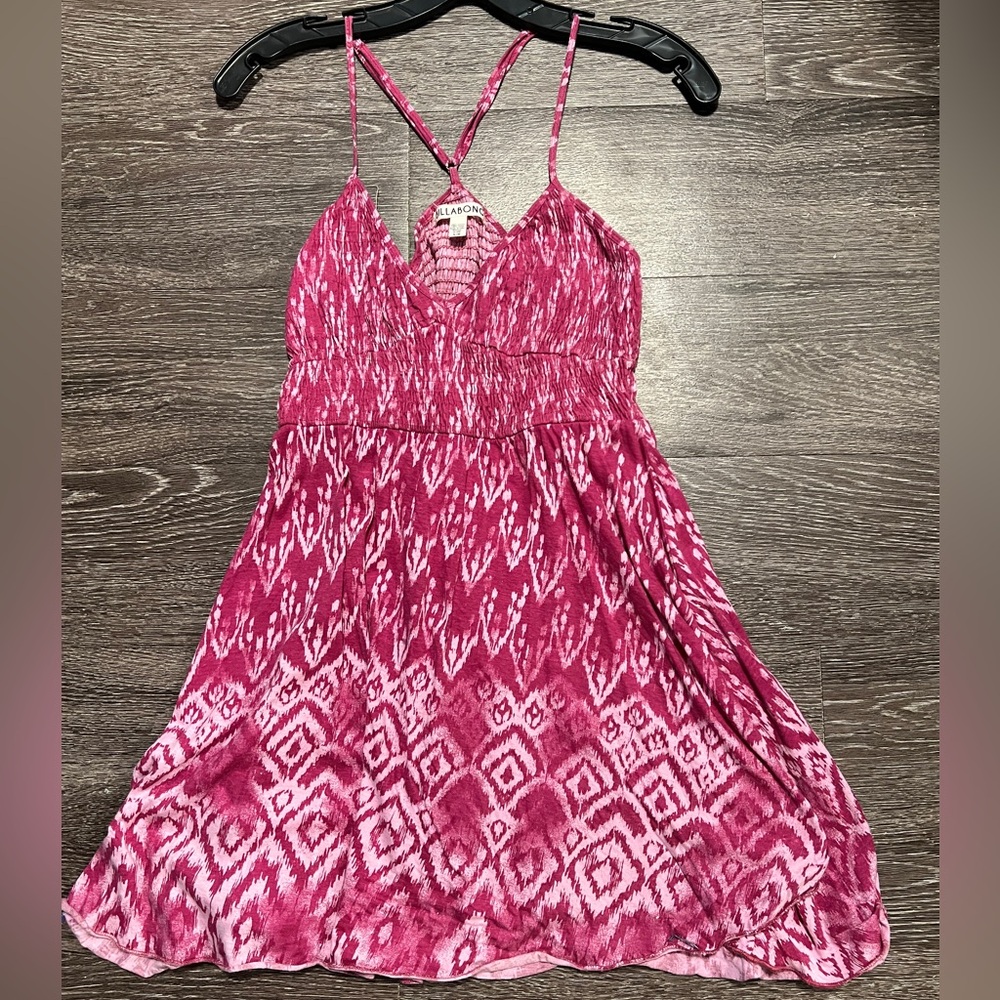 Billabong Pink Patterned Dress